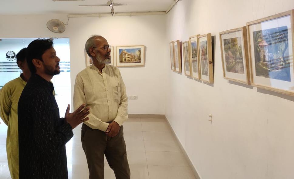 एकल प्रदर्शनी का हुआ समापन