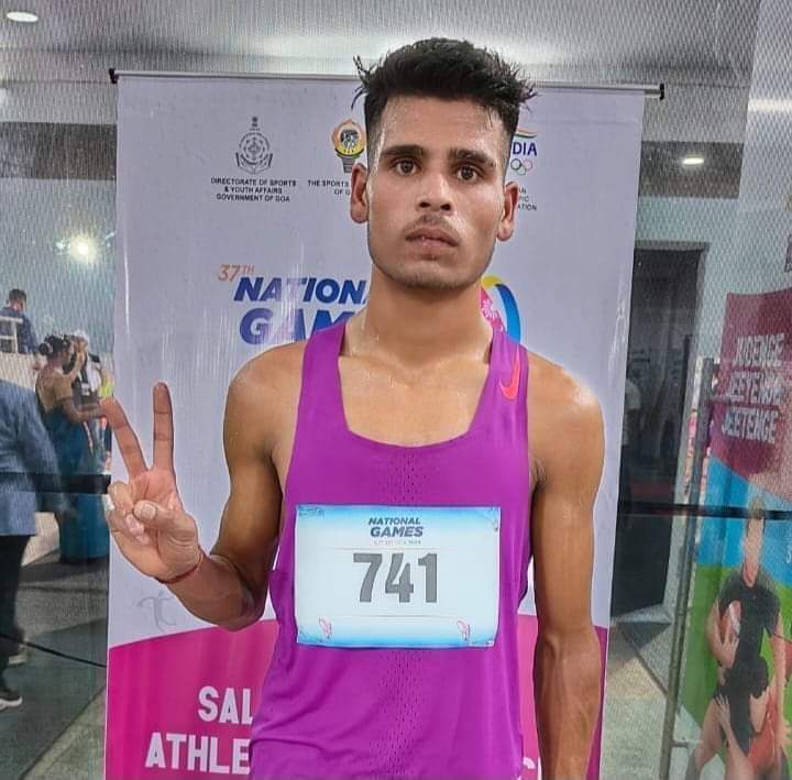 10 किलोमीटर रेस में अंकित कुमार ने गोल्ड मेडल जीता